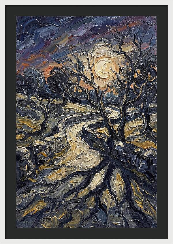 Moonlight Casting Long Shadows