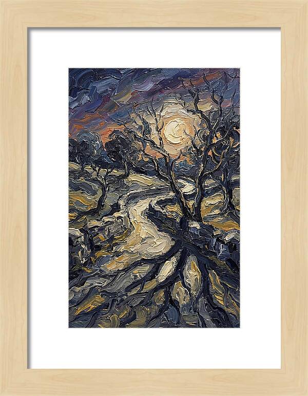 Moonlight Casting Long Shadows