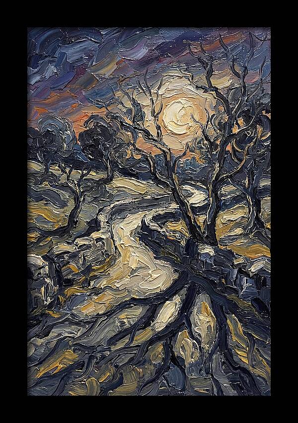 Moonlight Casting Long Shadows