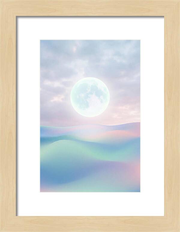 Moonlight Over Serene Waves