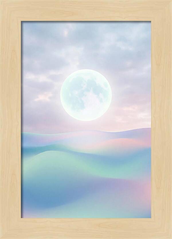 Moonlight Over Serene Waves