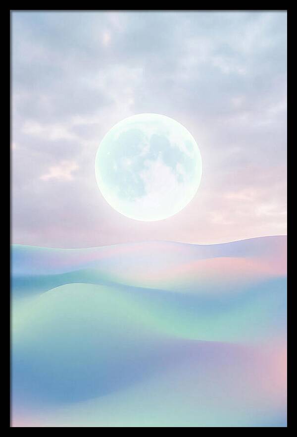 Moonlight Over Serene Waves