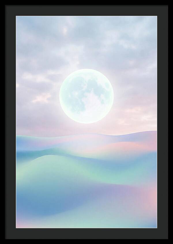 Moonlight Over Serene Waves