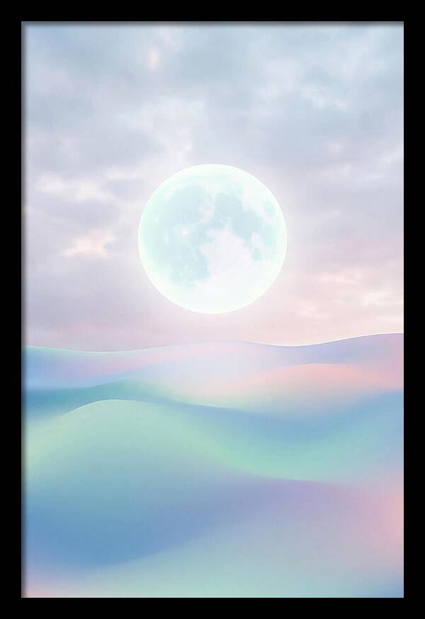 Moonlight Over Serene Waves