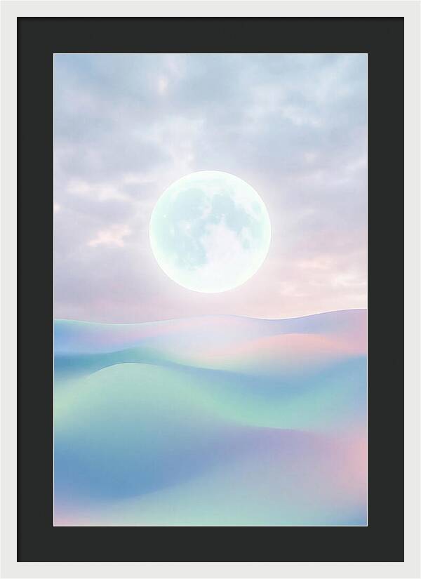 Moonlight Over Serene Waves