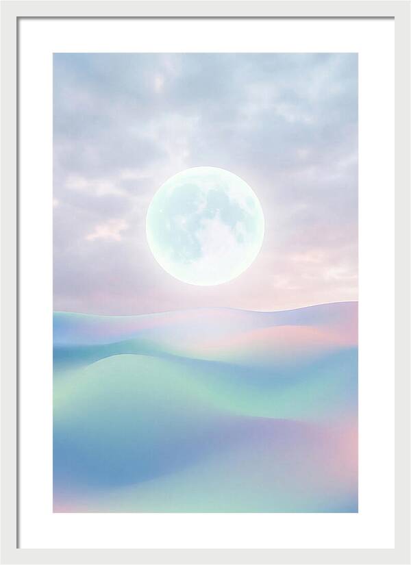 Moonlight Over Serene Waves