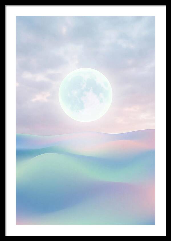 Moonlight Over Serene Waves