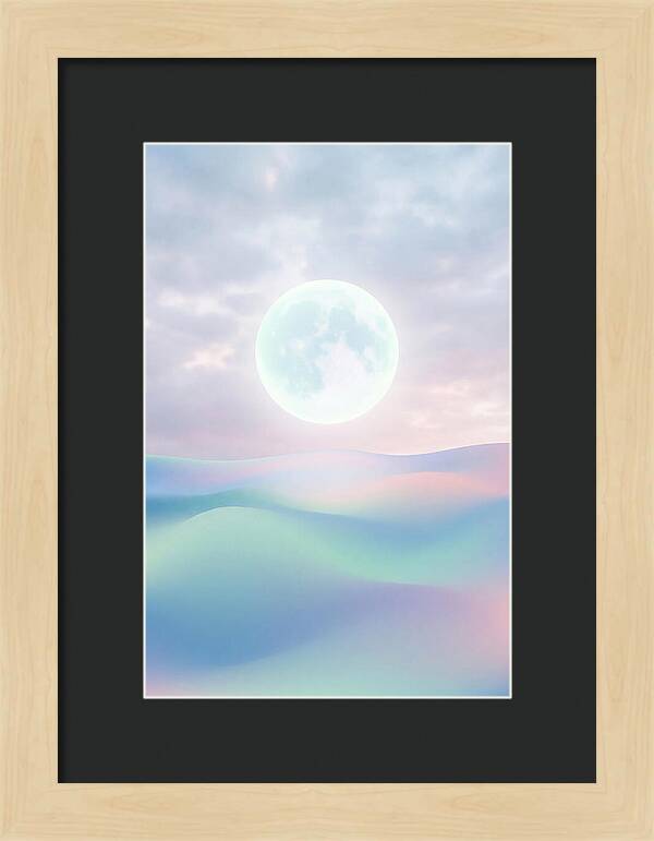 Moonlight Over Serene Waves