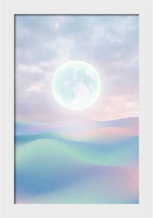 Moonlight Over Serene Waves