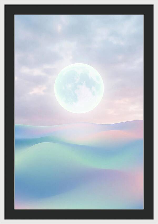 Moonlight Over Serene Waves
