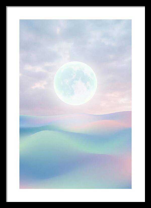 Moonlight Over Serene Waves