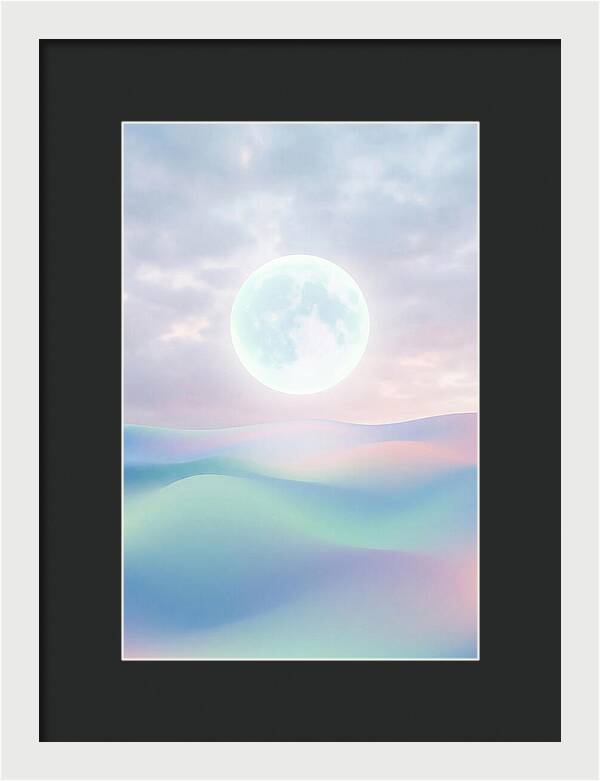 Moonlight Over Serene Waves