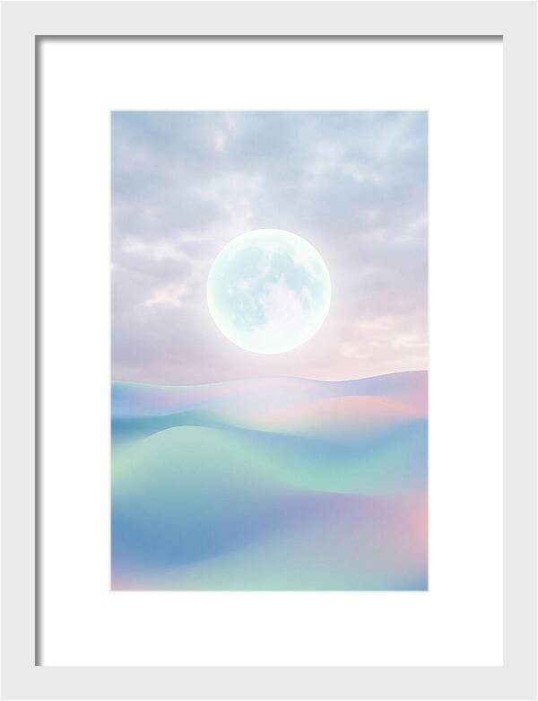 Moonlight Over Serene Waves
