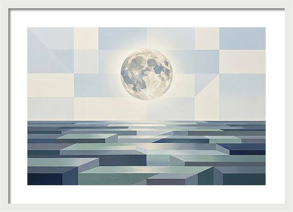 Moonlight Reflections Over Water