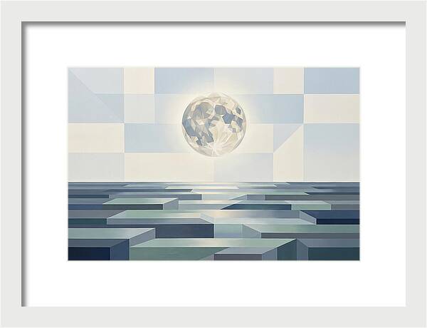 Moonlight Reflections Over Water