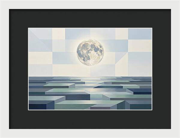 Moonlight Reflections Over Water