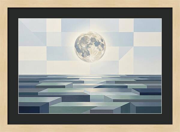 Moonlight Reflections Over Water