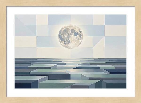 Moonlight Reflections Over Water