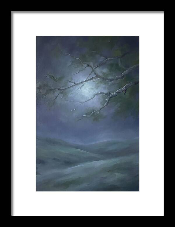 Moonlight Through Tree Branches