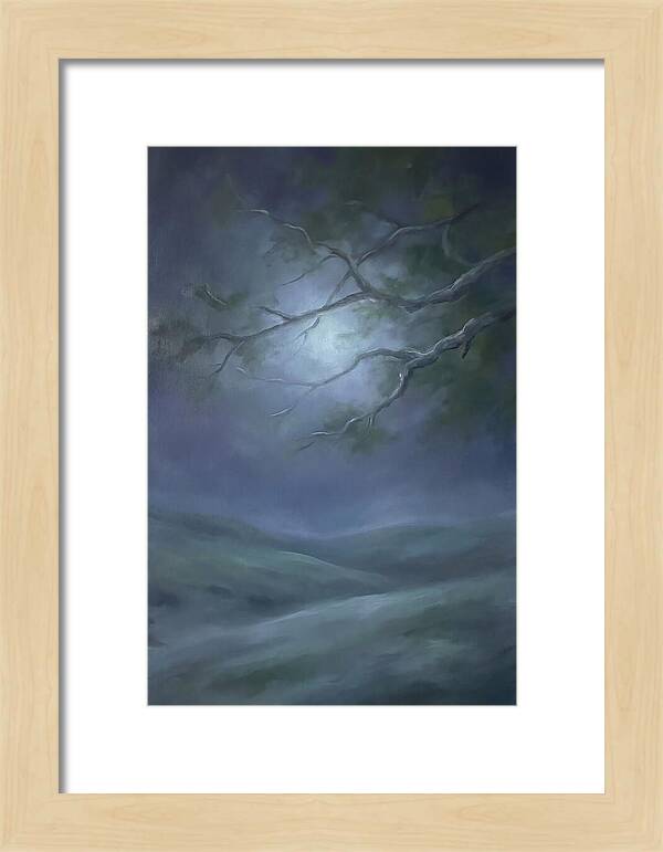 Moonlight Through Tree Branches