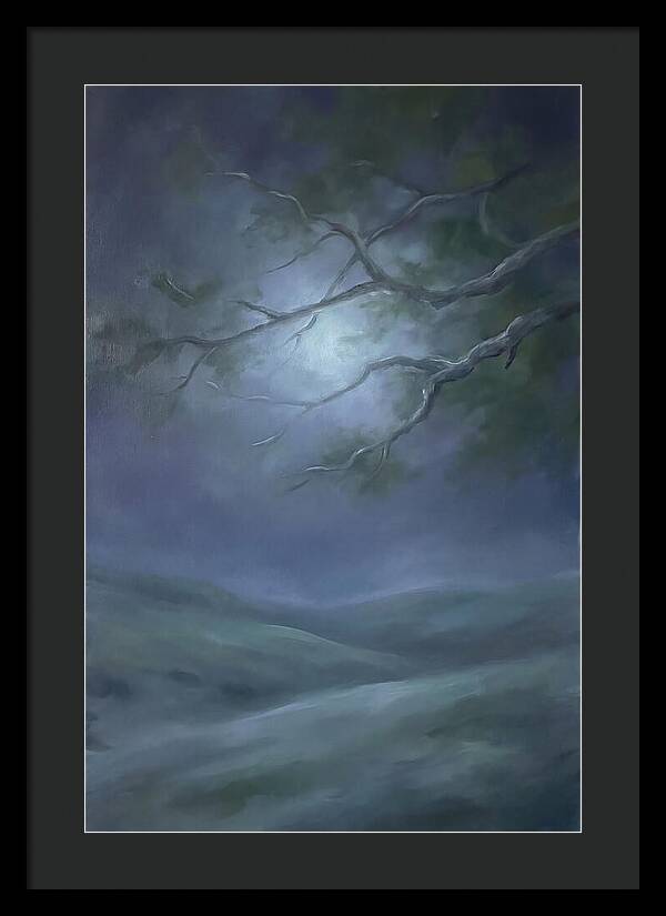 Moonlight Through Tree Branches