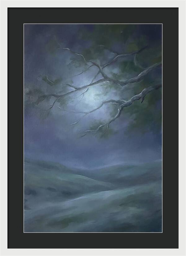 Moonlight Through Tree Branches