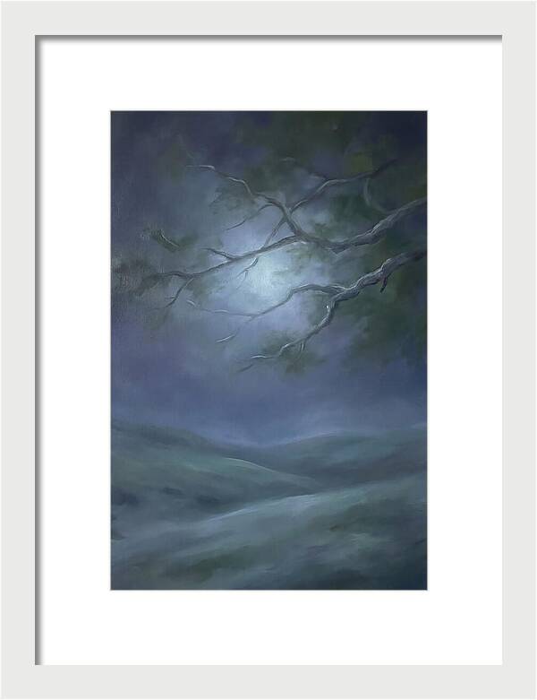 Moonlight Through Tree Branches