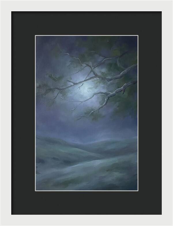 Moonlight Through Tree Branches