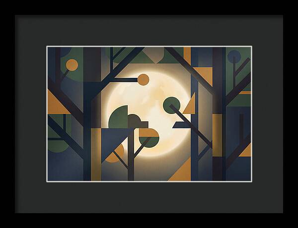 Moonlight Through Tree Branches