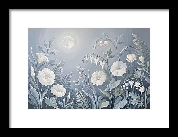 Moonlit Garden Blooms