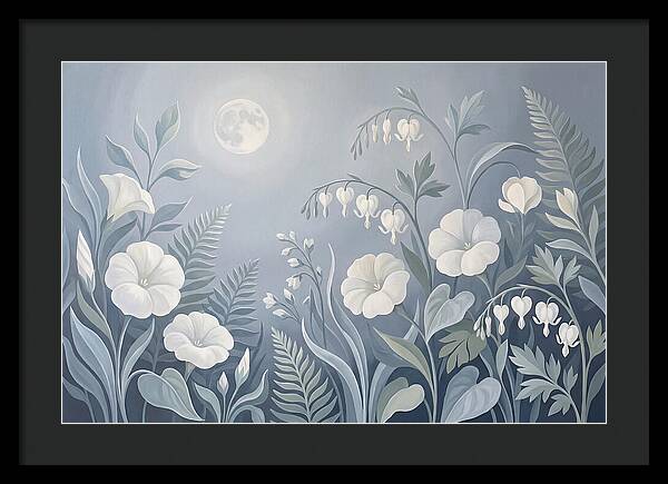 Moonlit Garden Blooms