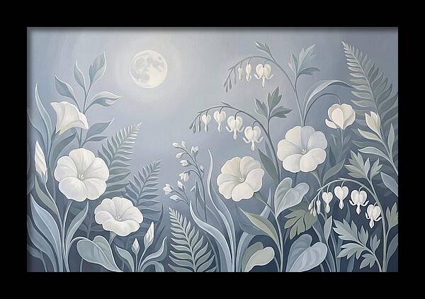Moonlit Garden Blooms