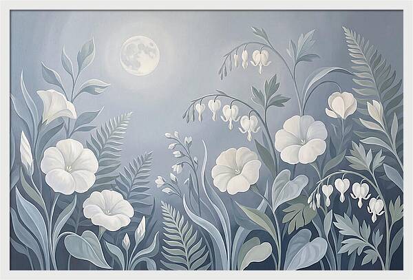 Moonlit Garden Blooms