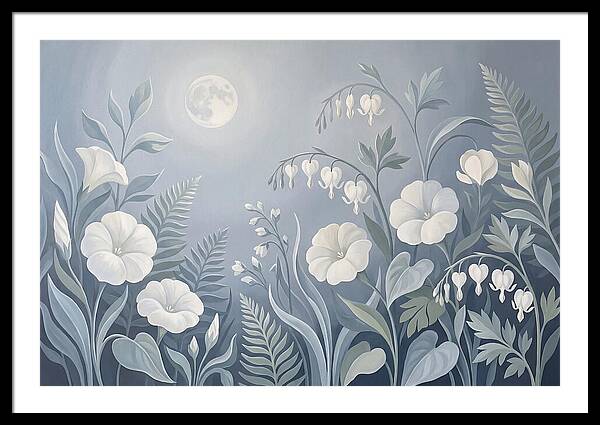 Moonlit Garden Blooms