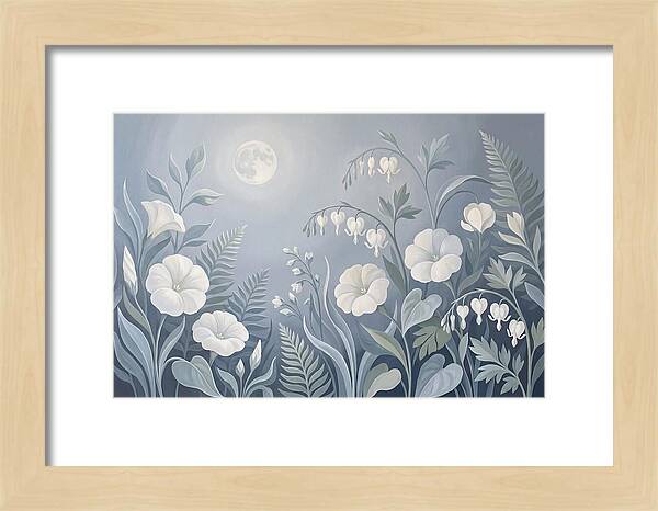 Moonlit Garden Blooms