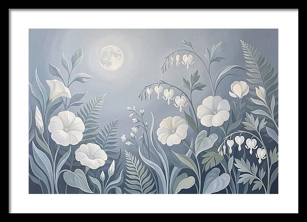Moonlit Garden Blooms