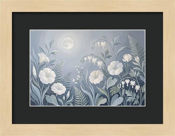 Moonlit Garden Blooms