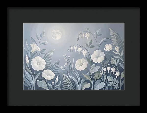Moonlit Garden Blooms
