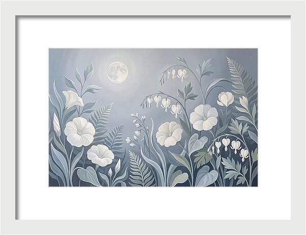 Moonlit Garden Blooms