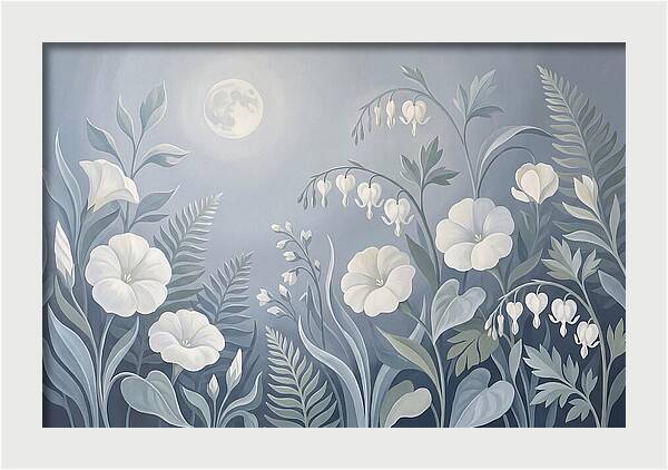 Moonlit Garden Blooms