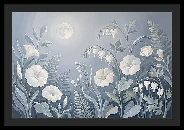 Moonlit Garden Blooms