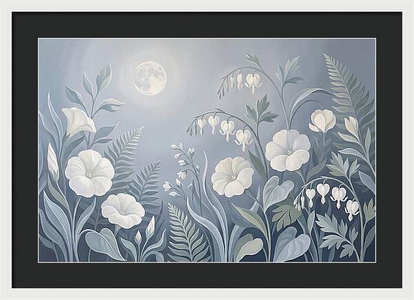 Moonlit Garden Blooms