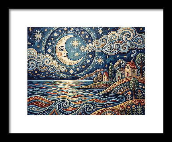 Moonlit Lake Serenity
