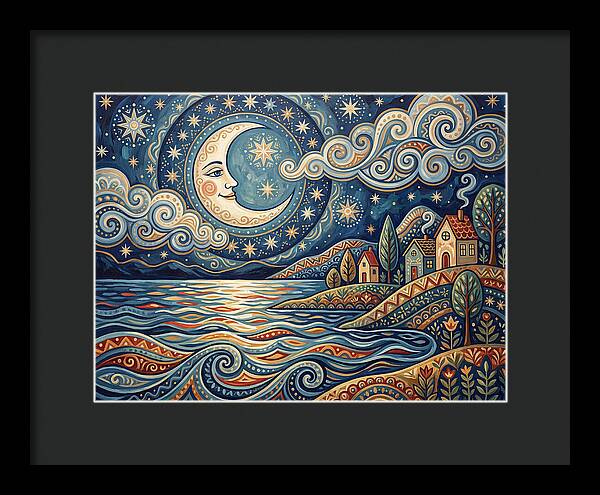 Moonlit Lake Serenity