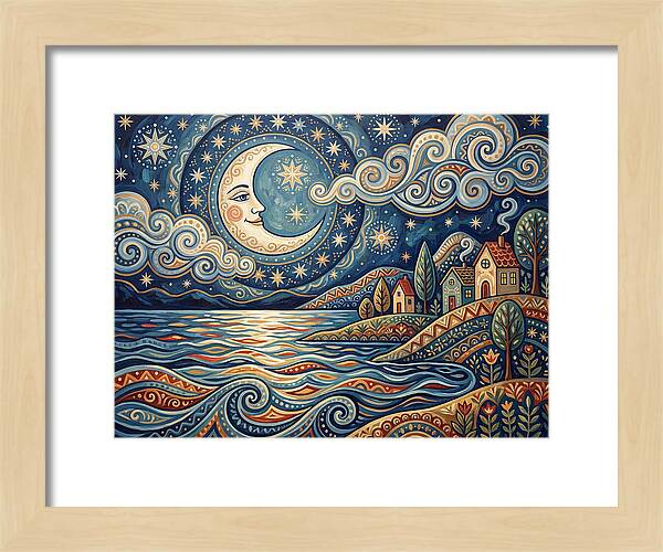 Moonlit Lake Serenity