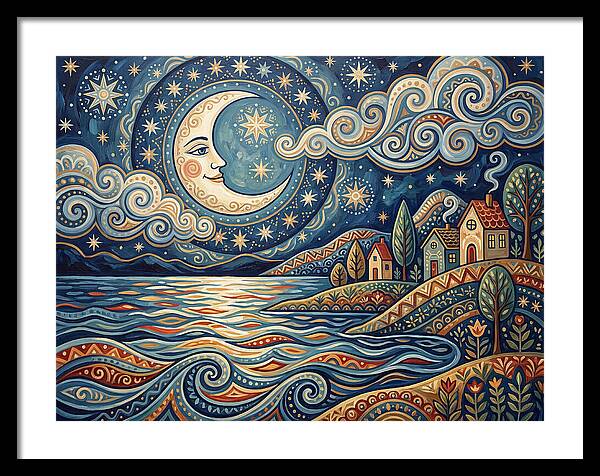 Moonlit Lake Serenity