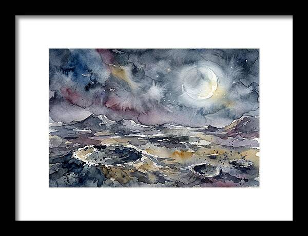 Moonlit Landscape Serenity
