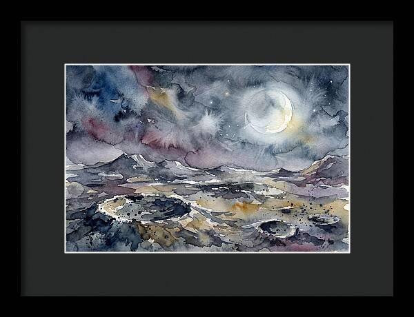 Moonlit Landscape Serenity