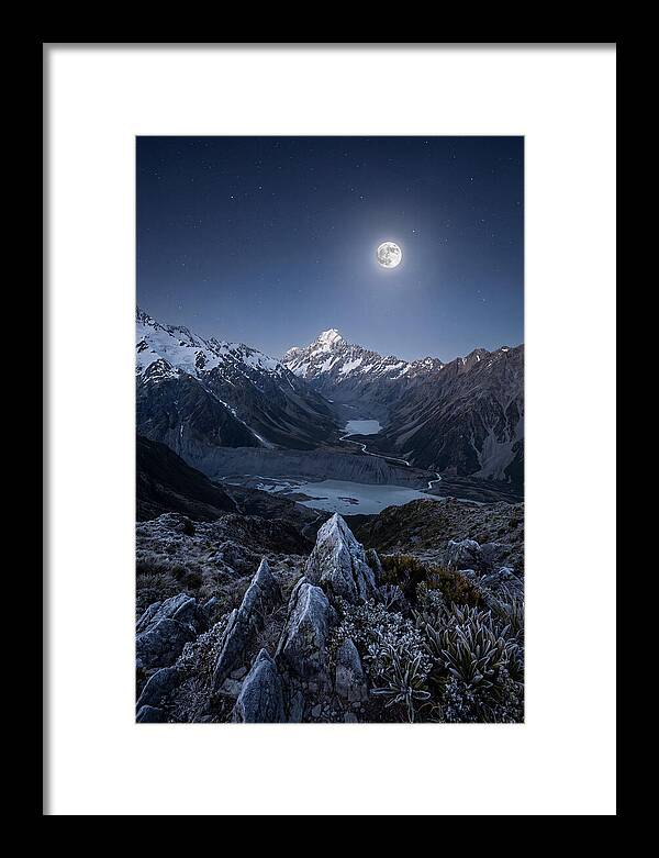 Moonlit Mountain Majesty