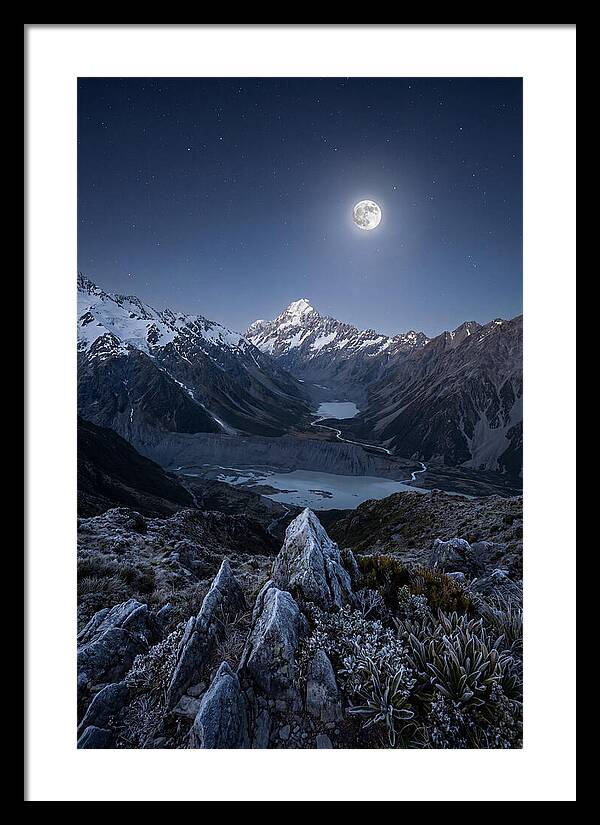 Moonlit Mountain Majesty